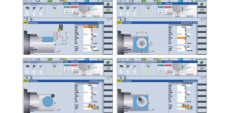 Themenbezogenes Bild Interpolation turning – turning recessing cycle