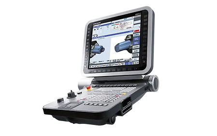 19" ERGOline Bedienstation mit Sinumerik 840D sl und ergonomischem, taktilem Bedienfeld